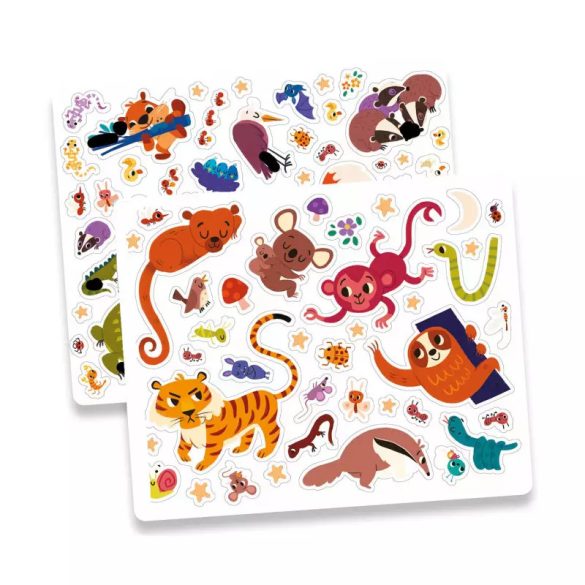 Sötétben világító matricacsomag 200 db-os