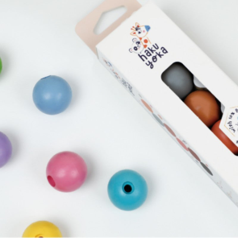 Marokkréta gyöngyök méhviaszos készlet 6 db-os, Macaron színek