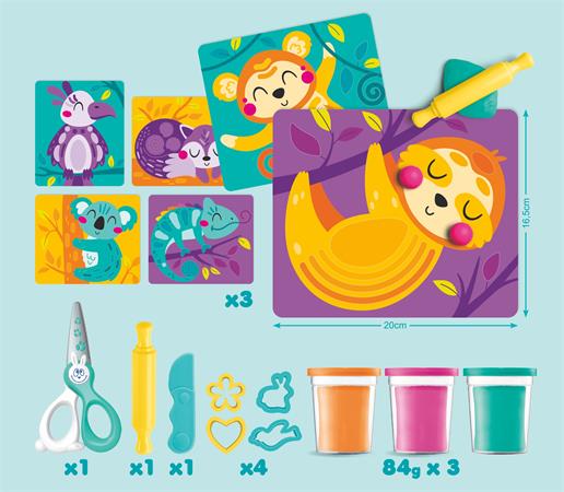 Modellező gyurmakészlet, MAPED CREATIV "Early Age My First Modeling Kit" – 3. termékkép