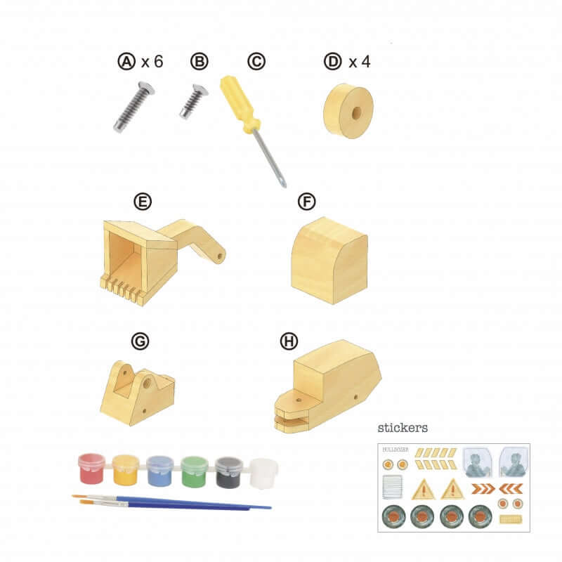 DIY Fa Buldózer
