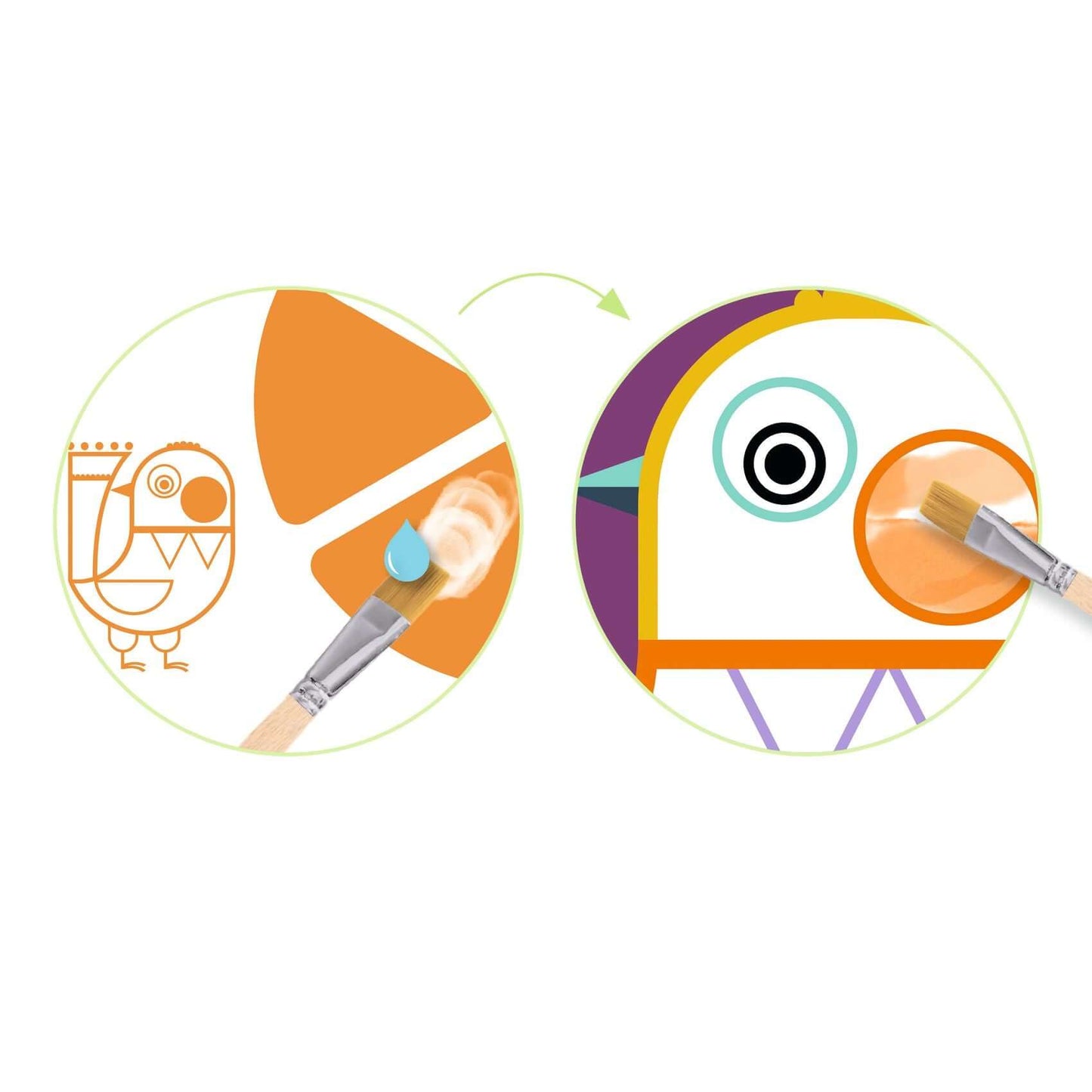 Palettafestés - Pufók pofik