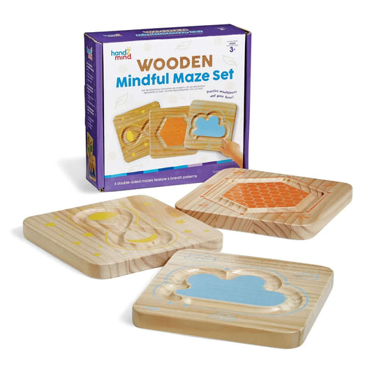 Stresszoldó játék - Mindful Maze Wooden