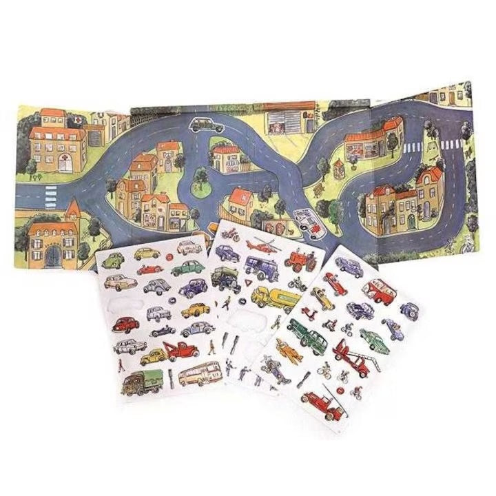 Egmont Toys mágneses könyv játékautók