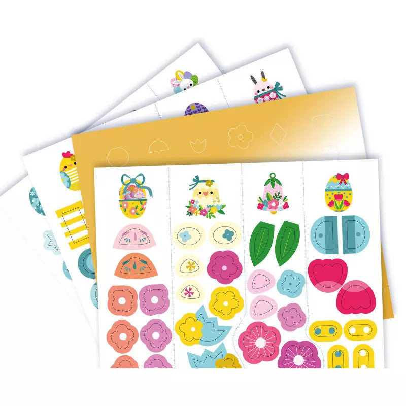 Húsvéti tojás dekorációk papírból