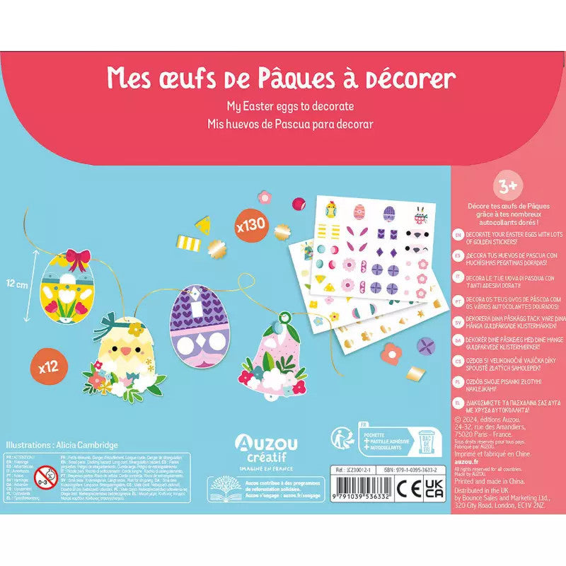 Húsvéti tojás dekorációk papírból