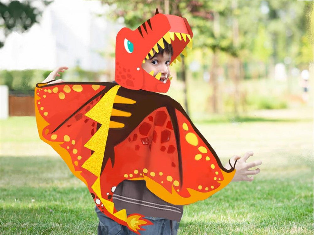 Dinoszaurusz jelmez készítő és színező készlet