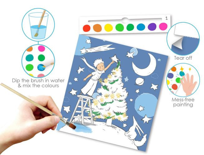 A kis herceg színező vízfestékkel kreatív készlet