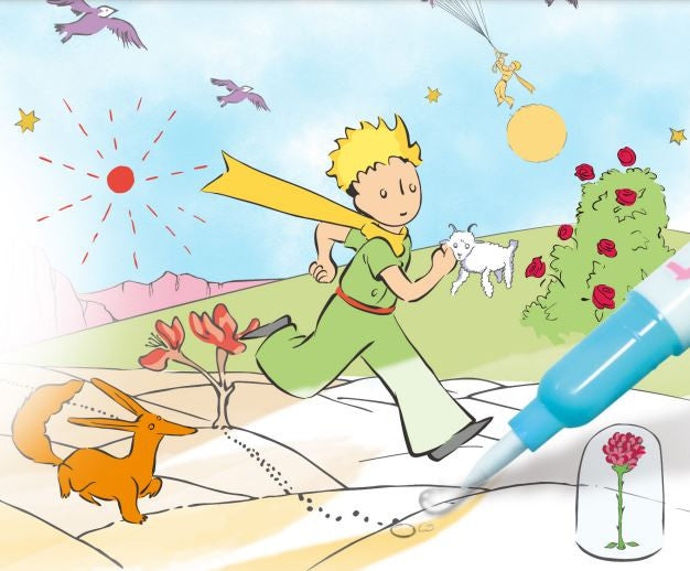 A kis herceg mágikus vízzel festő könyv