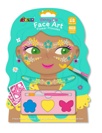 Arcfesték és arcmatrica, Virágos hercegnő