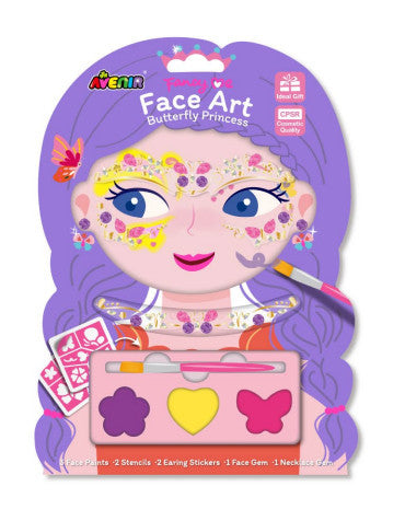 Arcfesték és arcmatrica, Pillangós hercegnő