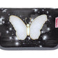 Tolltartó, klapnis, cipzáras, BELMIL "Amazing Butterfly", fekete, pillangó
