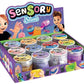 Szenzoros slime tégelyben