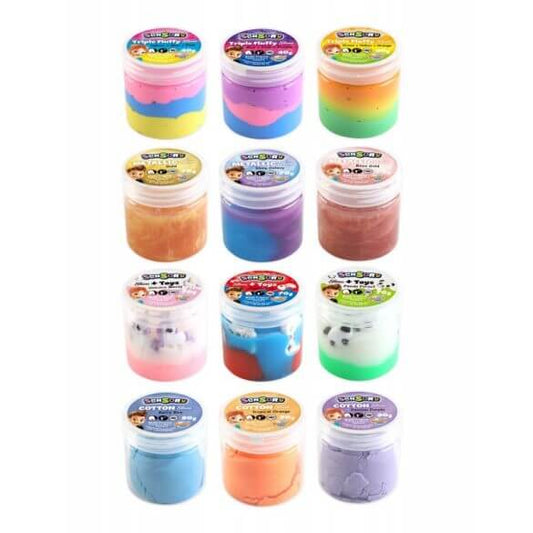 Szenzoros slime tégelyben