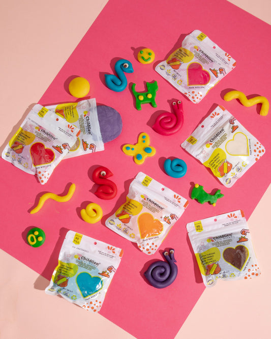 ChildGen 100% természetes gyurma visszazárható tasakban 125 gr (választható szín)