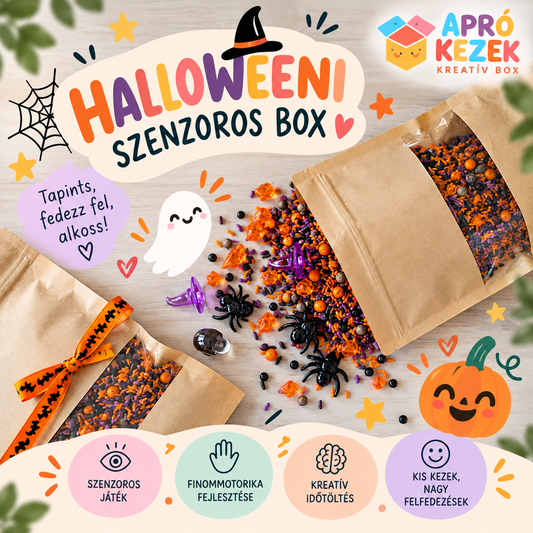 Halloweeni szenzoros box