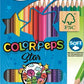 Színes ceruza készlet, háromszögletű, MAPED "Color`Peps Star", 18 különböző szín