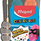 Vízfesték, 12 szín, 30 mm átm/szín + ajándék ecset, MAPED