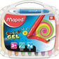 Zsírkréta, kitekerhető, MAPED "Color`Peps GEL", 10 különböző szín