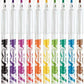 Filctoll készlet, kimosható, ecsetjellegű, MAPED "Color ’Peps Brush", 10 különböző szín