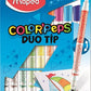 Filctoll készlet, MAPED "Color`Peps Duo Tip", 10 különböző szín