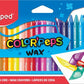 Zsírkréta, MAPED "Color`Peps Wax", 24 különböző szín