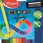 Színes ceruza készlet, háromszögletű, MAPED "Color`Peps INFINITY", 12 különböző szín