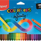 Színes ceruza készlet, háromszögletű, MAPED "Color`Peps INFINITY", 24 különböző szín