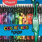 Színes ceruza készlet, háromszögletű, MAPED "Color`Peps Monster" 24 különböző szín