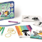 Fújós filctoll készlet, "Blow pen Art", pop