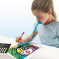 Fújós filctoll készlet, "Blow pen Art", csíkozás