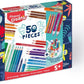Színezőkészlet, írószertartóval, MAPED CREATIV, 50 darabos