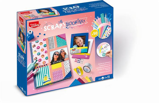 Kreatív scrapbooking készlet, 50 darabos, MAPED CREATIV