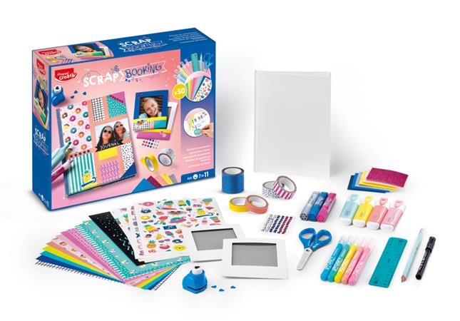 Kreatív scrapbooking készlet, 50 darabos, MAPED CREATIV