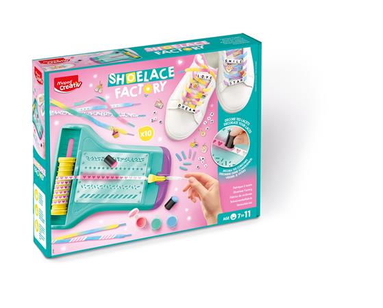 Cipőfűző díszítő készlet, MAPED CREATIV "Shoelace Factory"