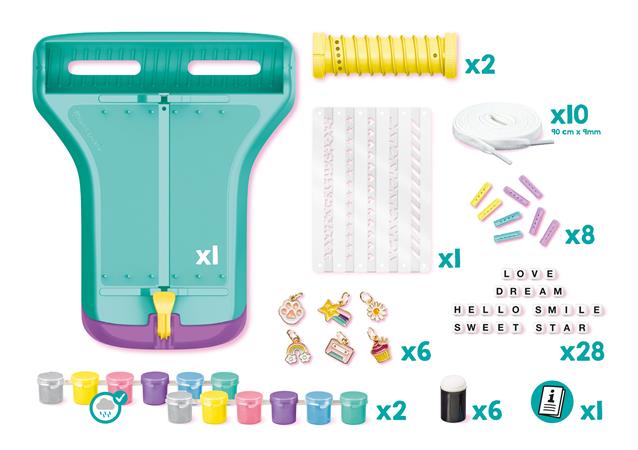Cipőfűző díszítő készlet, MAPED CREATIV "Shoelace Factory"