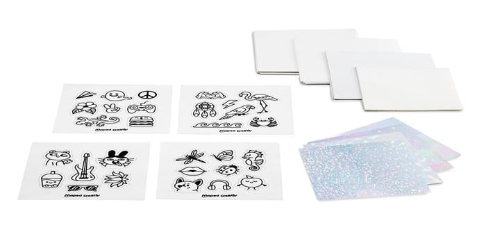Tetoválás- és matricakészítő készlet utántöltő, MAPED CREATIV "Tattoos & Stickers"
