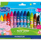 Zsírkréta, hatszögletű, jumbo, STAEDTLER „Noris® junior 224”, Peppa malac, 12 szín