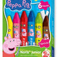 Zsírkréta, hatszögletű, jumbo, STAEDTLER „Noris® junior 224”, Peppa malac, 6 szín