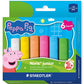 Aszfaltkréta, jumbo, STAEDTLER "Noris® Junior 2365", Peppa malac, 6 szín