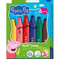 Filctoll készlet, 2,5 mm, kimosható, jumbo, STAEDTLER „Noris® junior 329”, Peppa malac, 6 szín