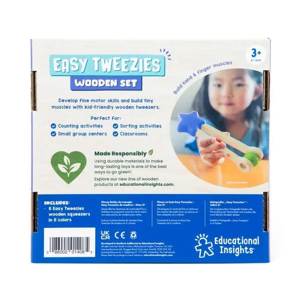 Fa finommotorika csipeszek - 1 darab - választható színek