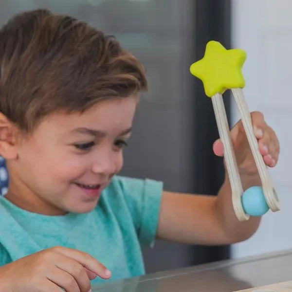 Fa finommotorika csipeszek - 6 darabos készlet