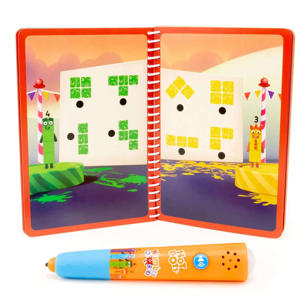 Hot Dots® Numberblocks® 1–10 (feladatfüzettel és interaktív tollal)