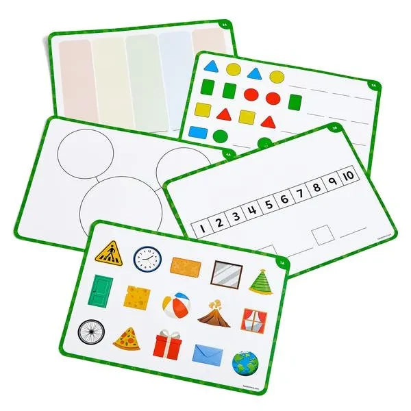 Numbers and Shapes Activity Tray - mágneses foglalkoztató tálca