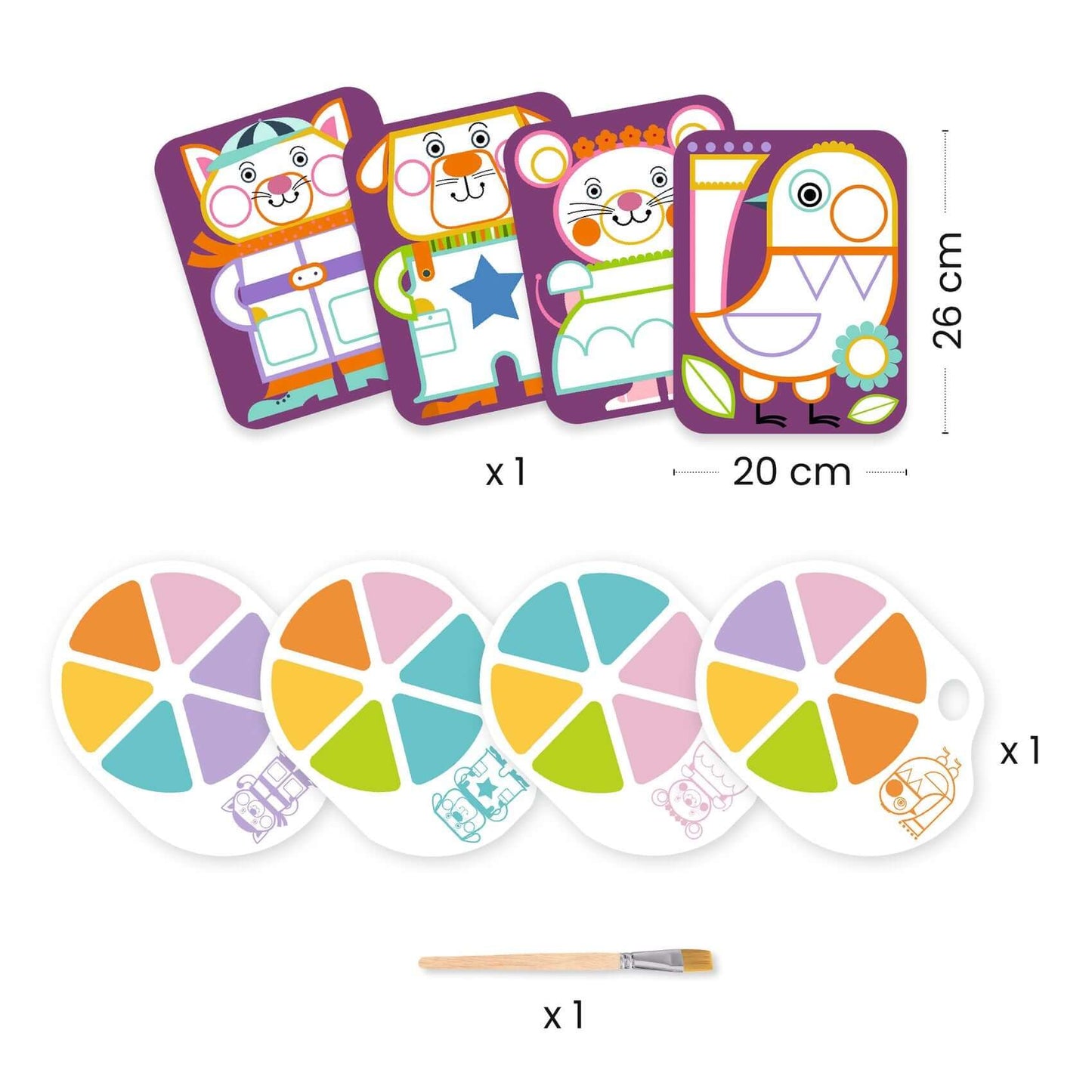 Palettafestés - Pufók pofik