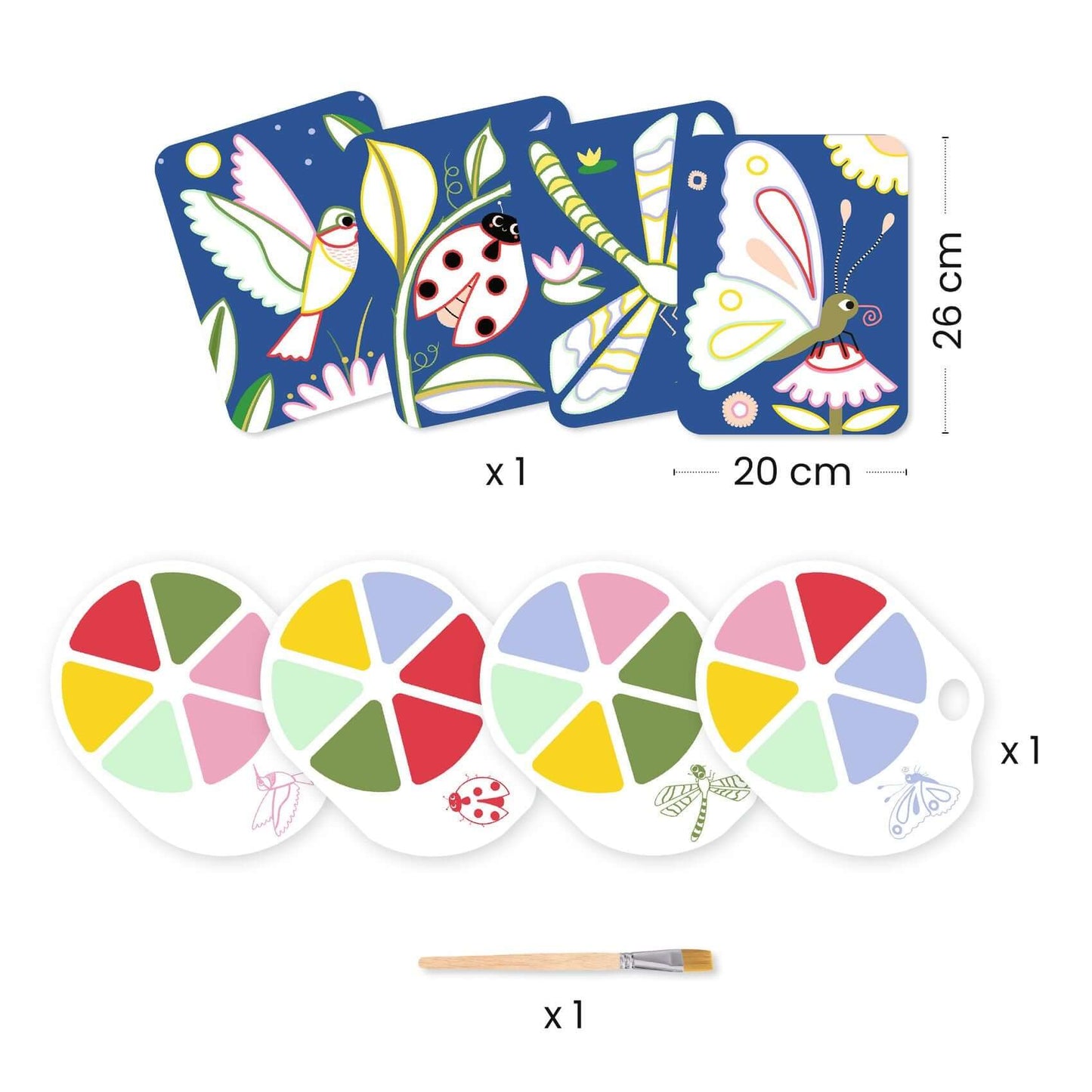 Palettafestés - Röpködők