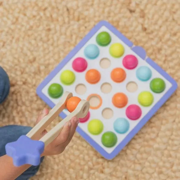 Pattern & Sequencing Wooden Board - Sokoldalú fejlesztő tábla (fából)